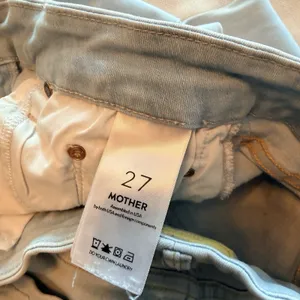 MOTHER The Looker Ankle Fray Jeans Womens 27 Sweet Talk Me Light Wash Skinny thumbnail 6