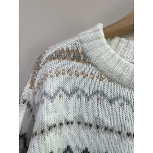 American Eagle Fair Isle Nordic Cozy Cabin Core Winter‎ Sweater Size XS thumbnail 5