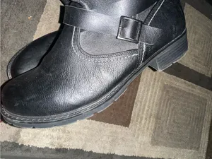 Women’s Black Mid-Calf Buckle Boots size 10W thumbnail 4