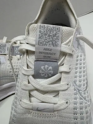 Nike "Interact Run" Running White‎ Shoes - Size 8. thumbnail 5