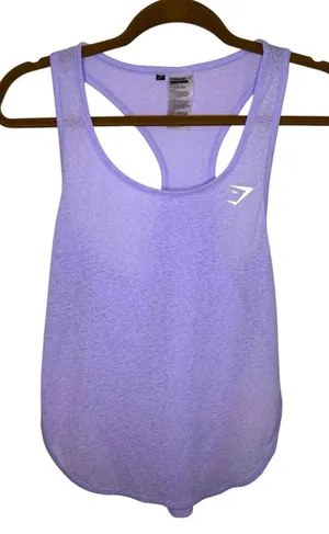 Gymshark Breeze Vest Lightweight Lilac Split Tank... thumbnail 1