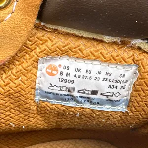 Timberland 6 Inch Premium Waterproof Boot 'Wheat' Nubuck Size 5 Women’s Size 6.5 STAIN ON BOTH SHOES IM SURE STAINS COME OFF thumbnail 6