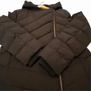 Lands End Womens 600 Fill Down Puffer Coat Size M Black Insulated Hyper Dry NWT thumbnail 5