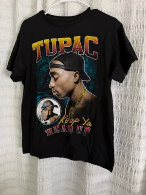 Tupac Vintage Style T-shirt thumbnail 1