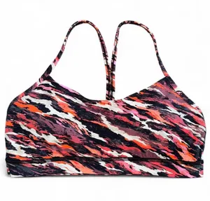 Lululemon Lunar New Year Flow Y Nulu Sport Bra Tiger Tide Smoky Red Mutli 12 L thumbnail 1