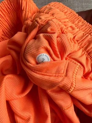 Bright Orange Lululemon Hotty Hot Shorts 2.5" thumbnail 3