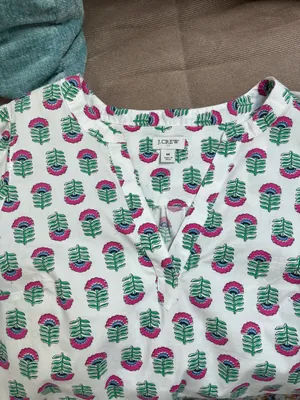 J.Crew Floral Top thumbnail 2