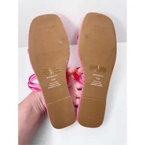 Nordstrom BP Viola Barbie‎ Pink Braided Flat Slide Sandals Size 7.5 thumbnail 8