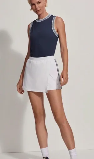 🎾 Varley Boston Mid Rise Skort White Size M Athletic Tennis Golf Skirt 🎾 thumbnail 1