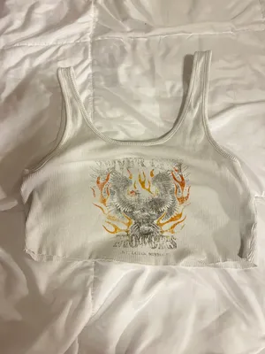 Garage Graphic Crop Tank thumbnail 1