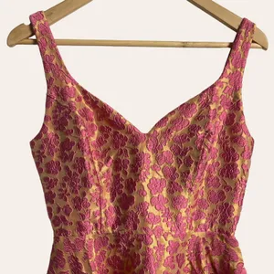 Jill Jill Stuart Pink Floral Jacquard Sweetheart Cocktail Midi Dress Size 0 thumbnail 8