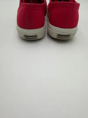 Superga Red Canvas Low Top Sneakers Women’s 9 Men’s 7.5 EU 40 Lace Up Shoes thumbnail 3