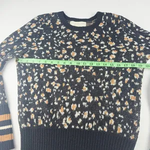 Saltwater Luxe Womens Sweater Animal Print Crew Neck Long Sleeve Knit‎ Small thumbnail 7