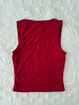 Princess Polly Zoe red tank thumbnail 3
