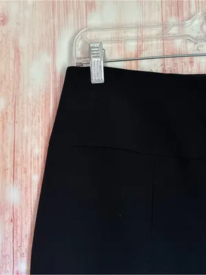 Metaphor Black Wide Waistband Knee Length Pencil Skirt Size 4 thumbnail 5