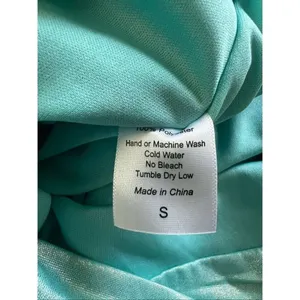 Lucy In The Sky Aquamarine Blue Shimmer Ruched Bodycon Dress Small thumbnail 7