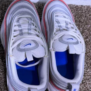 Nike Air Max 97 Essential Flash Crimson Silver Women's 7.5 CZ6087-101 White thumbnail 5