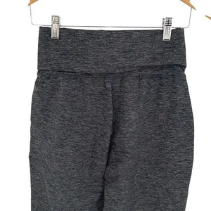 Offline by Aerie Womens The‎ Hugger Foldover Jogger Pants Charcoal Size XS thumbnail 4