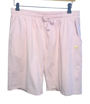 Lucky Cactus Light Pink Drawstring Bermuda Shorts Pockets thumbnail 1