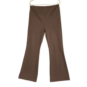 HALARA Day Stretch High Waist Flare Yoga Pant Sz XL Brown Athletic Travel Casual thumbnail 3