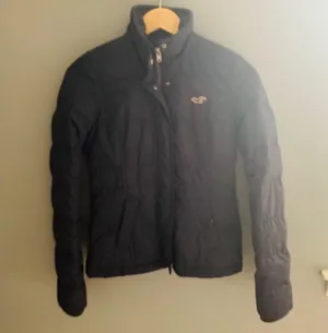 Hollister Navy Blue puffer jacket thumbnail 5