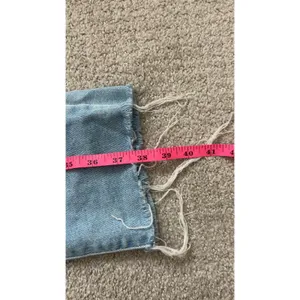 Blank‎ NYC High Rise Skinny Jeans 29 Light Blue Raw Hem BP385J thumbnail 4