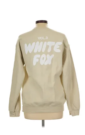 White Fox Tan Crewneck thumbnail 2