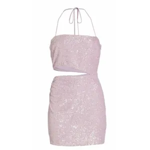 Amanda Uprichard Women’s Sequin Cut Out Mini Dress‎ M $246 thumbnail 3