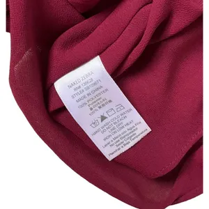 Naked Zebra Color:Wine Bell Ruffle Sleeve Top Women's Size Small | 19-15 thumbnail 3