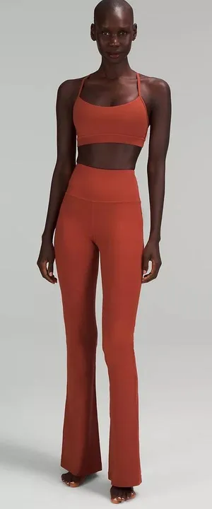 Lululemon Groove SHR Nulu™ Flared Pant * Regular cayenne red high waisted yoga 4 thumbnail 1