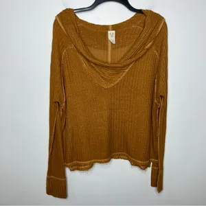 We The Free wildcat thermal long sleeve top women’s size medium‎ trendy casual thumbnail 4