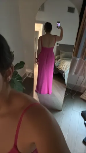 Azazie Bridesmaid Dress Fuchsia thumbnail 3