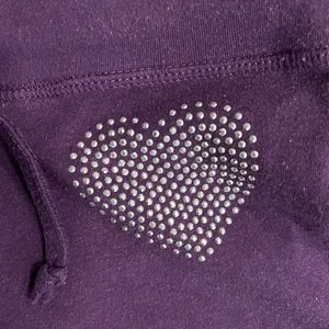 Women’s Snow Love Purple Medium Cotton Heart Shorts thumbnail 2