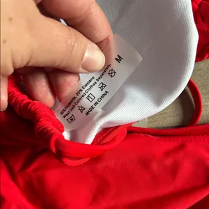 SHEIN Bold Red Bikini Set thumbnail 6