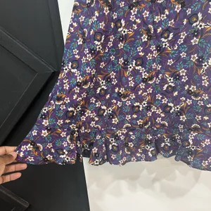 NWOT Band Of The Free Purple Floral Coraline Mini Dress Size Medium thumbnail 3