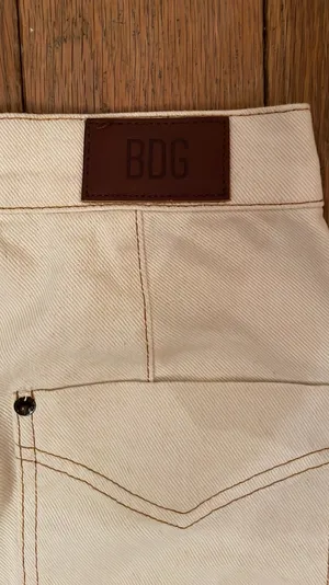 Cream Denim Pants thumbnail 2