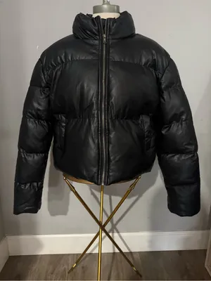 Double Zero Black Quilted Puffer Jacket thumbnail 7