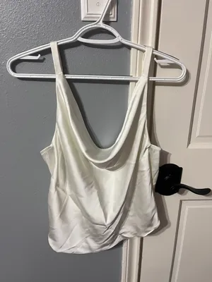 ZARA Cowl Neck Top thumbnail 1