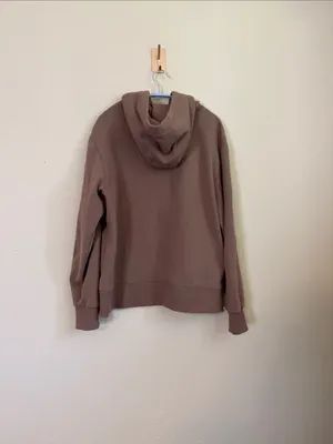 Athleta Retroplush Hoodie Brown Size‎ Medium thumbnail 6