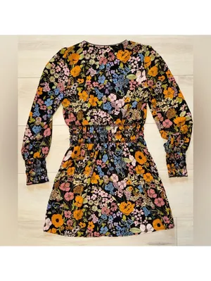 WAYF by Anthropologie Romantic Boho Whimsigoth Long Sleeve Mini Dress size small thumbnail 8