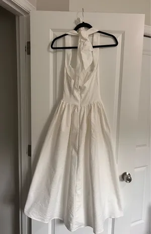 New Showpo Helda Midi Dress Halter Tie Neck Corset Panel Dress Size XS MSRP $139 thumbnail 8