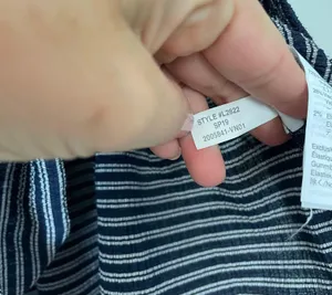 Madewell Texture & Thread Smocked Peplum Tank Top in Stripe thumbnail 8