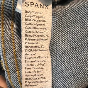Spanx Flare Jeans Womens XL Dark Wash Blue Denim Pull On High Waist Stretch thumbnail 5
