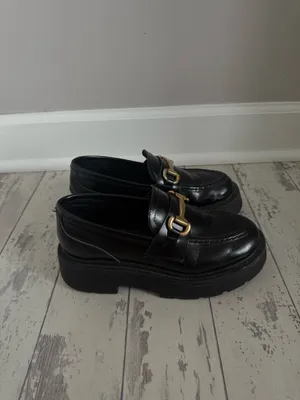 Steve Madden Loafers Platform Black thumbnail 4
