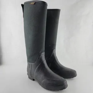 Hunter Boots‎ Womens 37/5 Lady N Black Rubber Rain Boots Original thumbnail 4