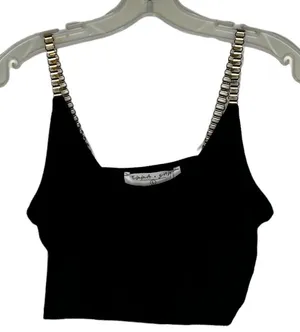 Emma & Sam Black Crop‎ Top nwt thumbnail 1