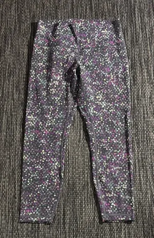 Lululemon Wunder Under Legging High Rise Tight 24.5" Luxtreme Fleur Motion Sz 10 thumbnail 1