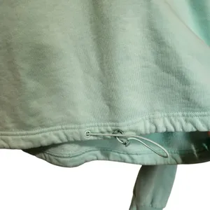 Women's Best Mint Green Athleisure Pullover Cropped Hoodie Sweatshirt Large thumbnail 3
