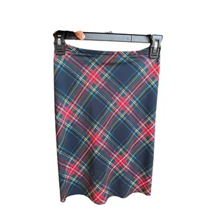 Normal Kamali‎ Tartan Side Drape Cover Up Skirt Size XS KK422XPL030606 Plaid thumbnail 6
