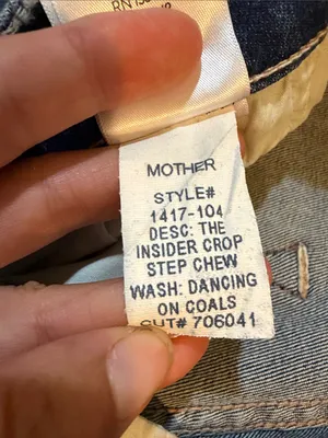 Women’s Mother The Insider Crop Step Chew Wash Dancing On Coals Jeans thumbnail 9